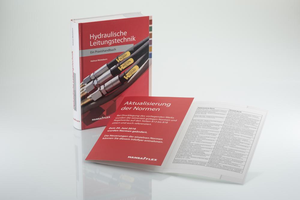 Aktualisierung der Normen im Praxishandbuch Hydraulische Leitungstechnik von HANSA-FLEX