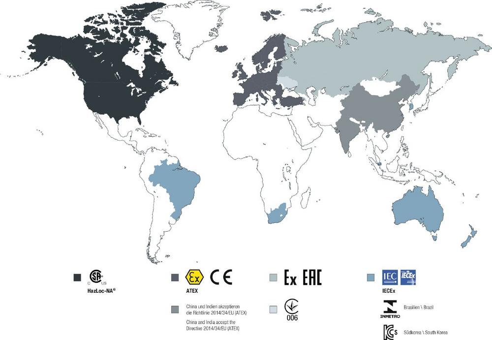 SEW-EURODRIVE bietet Motoren nach ATEX und IECEx in IE3 an