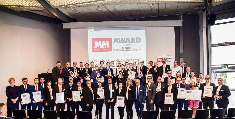 Von Motorspindel bis Pulvermodul 4.0:  MM Awards zur EMO Hannover 2017
