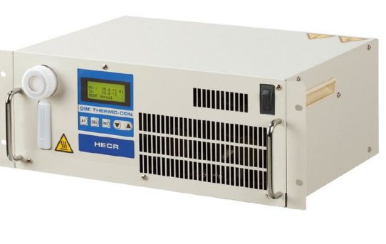 Wassergekühlte Temperiergeräte im 19 Zoll-Design:  Erweiterung der Serie HECR