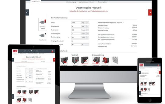 Antriebsauslegung – einfach, direkt und online