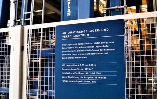 SYSTRAPLAN-Lagersystem als Herzstück einer modernen Produktion für den Holzsystembau