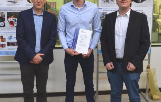 Exzellente Leistung an der Leibniz Universität Hannover – Student erhält ITK Student Award