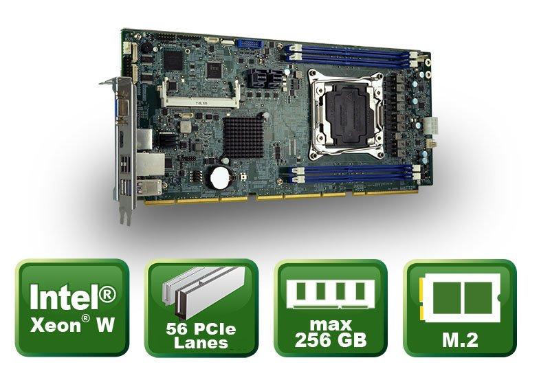 PEMUX-XEW1 – Slot CPU Karte mit Xeon® W Prozessor