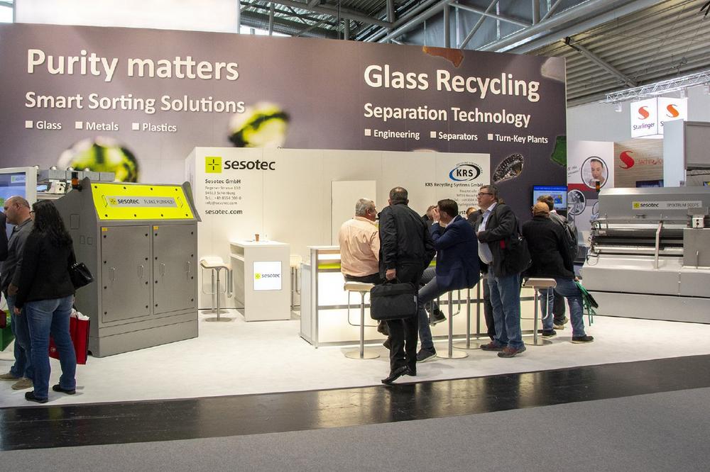 IFAT 2018 Präsentationsplattform für Sesotec Smart Sorting Solutions