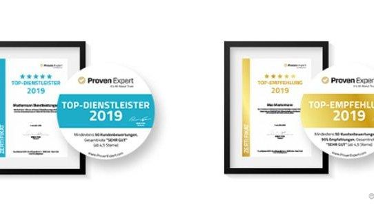 MB CAD GmbH von ProvenExpert als TOP DIENSTLEISTER ausgezeichnet