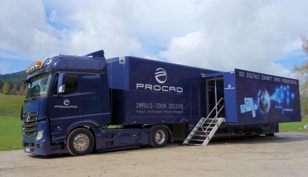 PROCAD-Truck bringt Digitalisierung auf die Straße