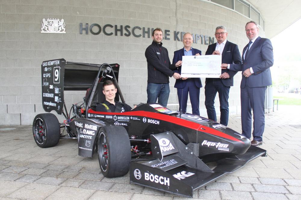 MAHA sponsort Studenten-Rennteam der Hochschule Kempten