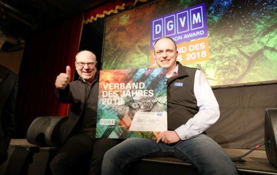 VDWF beim Wettbewerb „Verband des Jahres 2018“ ausgezeichnet