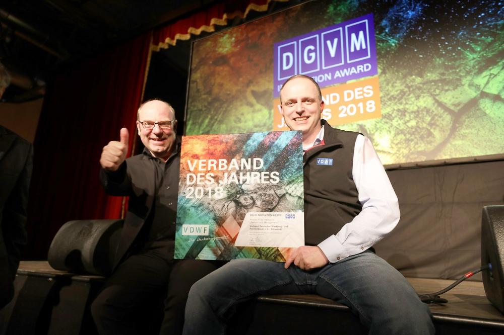 VDWF beim Wettbewerb „Verband des Jahres 2018“ ausgezeichnet