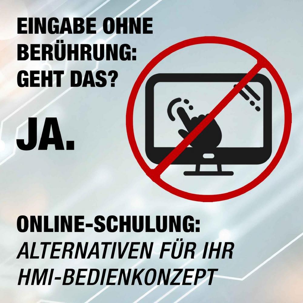 Eingabe ohne Berührung - Online-Schulung