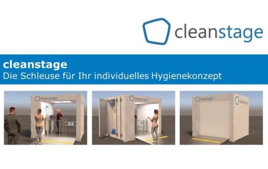 cleanstage – Die Schleuse für Ihr Hygienekonzept