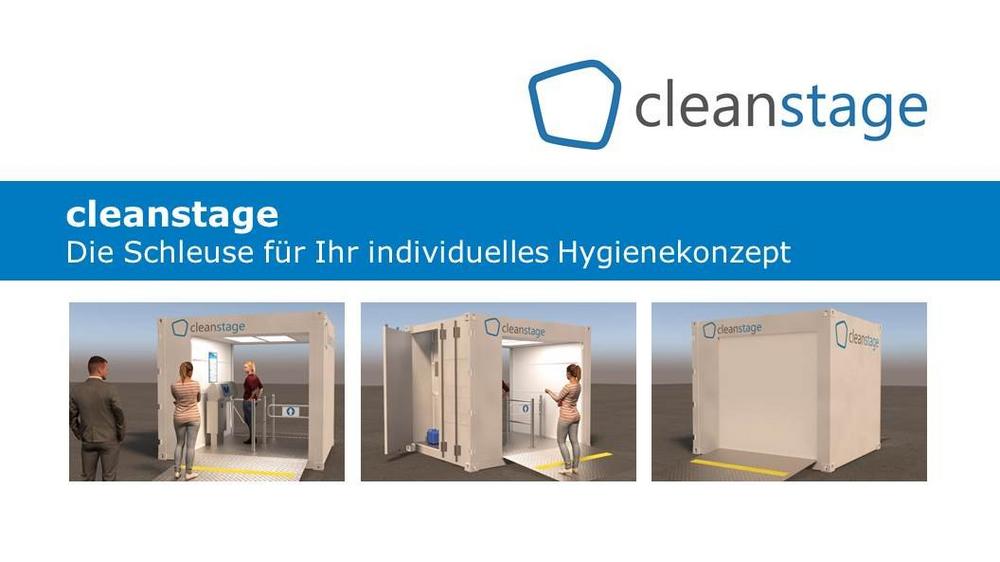 cleanstage - Die Schleuse für Ihr Hygienekonzept