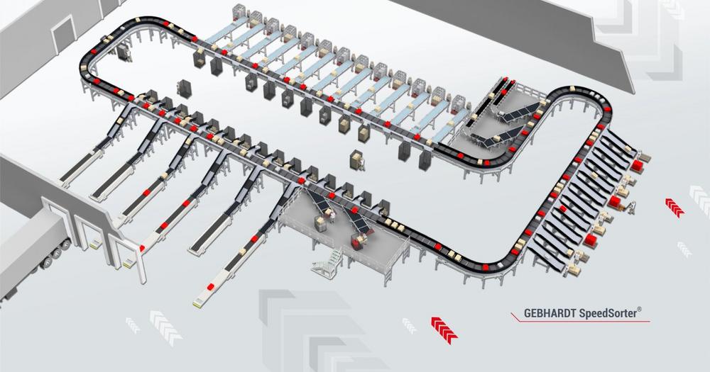 „Mechanical meets digital“ – GEBHARDT präsentiert smarte Sortiertechnik für Intralogistikanlagen