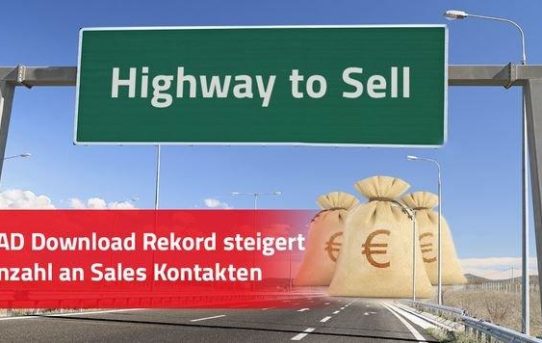 Downloadrekord: „Highway to Sell“ für Komponentenhersteller mit über 56 Mio. CAD Downloads (= Sales Kontakte) im Monat Juni