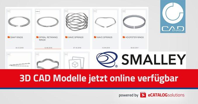 Smalley führt neue Produktreihe von Wellenfedern mit Online Produktkonfigurator powered by CADENAS ein