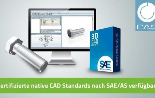 Zertifizierte native CAD Standards nach SAE/AS: 3D Modelle von Komponenten für Dassault SOLIDWORKS