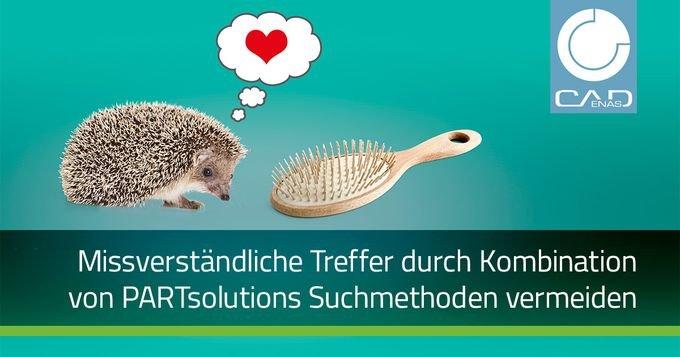 Keine falschen Treffer durch die clevere Kombination der intelligenten Suchmethoden von CADENAS