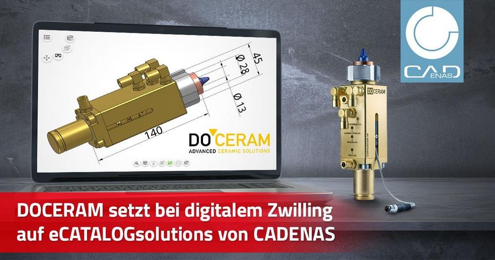 DOCERAM setzt bei Digitalisierungsstrategie auf 3D CAD Produktkatalog powered by CADENAS