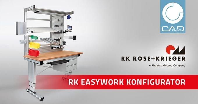 Moderne Arbeitsplatzsysteme von RK Rose+Krieger einfach online konfigurieren