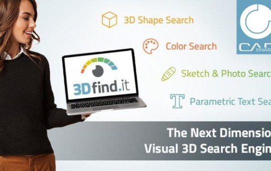 Startschuss für 3Dfind.it – Die visuelle Suchmaschine der nächsten Dimension für 3D Herstellerkomponenten