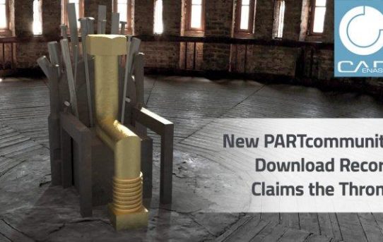 Neuer PARTcommunity Rekord beansprucht erneut Thron für sich – Über 31 Millionen 3D CAD Downloads im März