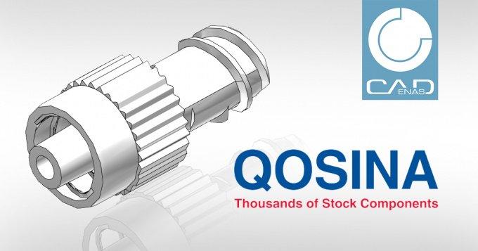 Qosina veröffentlicht interaktiven Produktkatalog mit 3D CAD Modellen von CADENAS