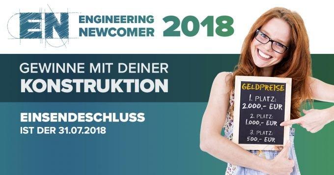 Der Konstruktionswettbewerb Engineering Newcomer für Schüler und Studenten geht in die 5. Runde