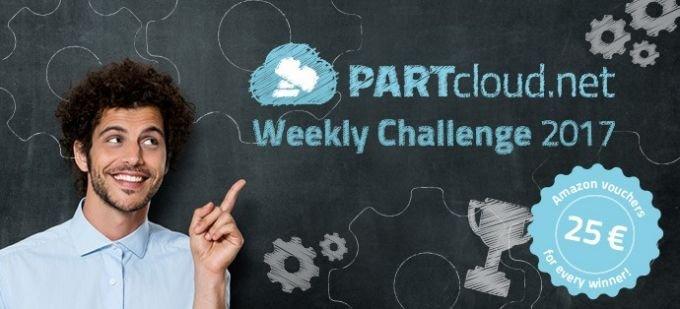 Endspurt bei der CADENAS PARTcloud.net Weekly Challenge 2017