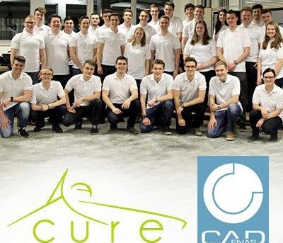 Sauberes Rennen: Mannheimer Studententeam CURE startet mit Sponsor CADENAS bei der Formula Student Electric