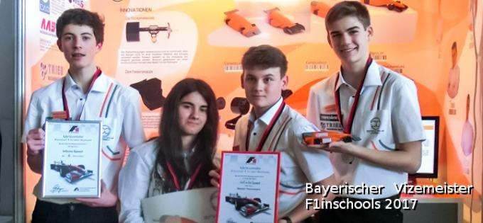 Mit Vollgas an die Spitze: Bayerischer Vizemeister der F1 in Schools wird von CADENAS unterstützt