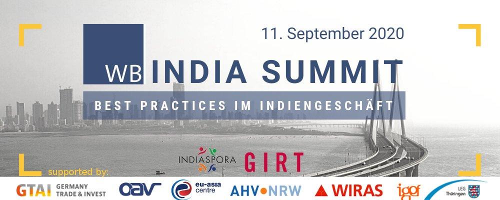 WB India Summit, die Online-Konferenz für Ihr Business in Indien