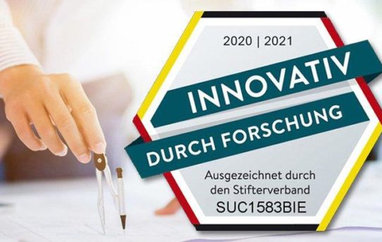 SUCO erhält Forschungssiegel „Innovativ durch Forschung“