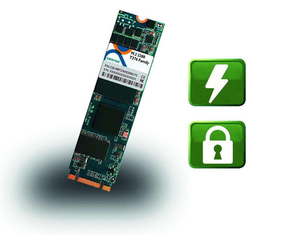 Industrielle M.2 SSD Serie mit Power Loss Protection