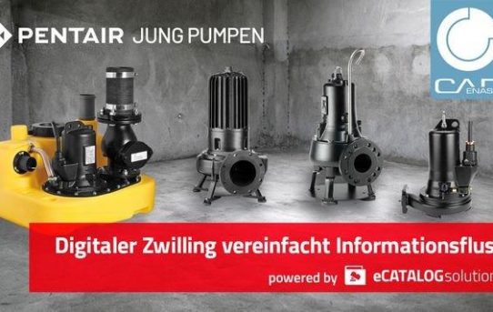 Pentair Jung Pumpen vereinfacht den Informationsaustausch mit Architekten und Planern dank digitaler Zwillinge