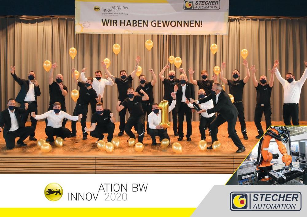 Fortschritt durch Digitalisierung in der Produktion – Stecher-Automation gewinnt Innovationspreis des Landes Baden-Württemberg