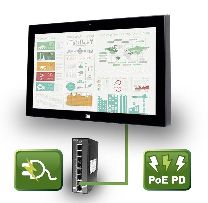 Wide Screen All-in-One PC Serie mit PoE Funktionalität