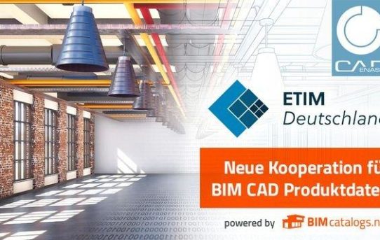 Neue Kooperation: ETIM Deutschland & CADENAS werden gemeinsam BIM Daten für ETIM MC bereitstellen