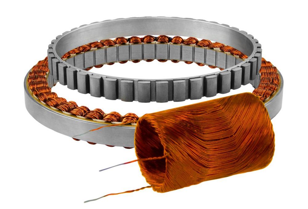 Kein Rastmoment mit nutlosen Permanentmagnet-Motoren