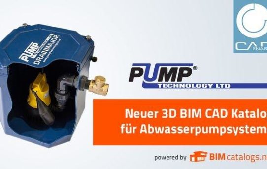 Pump Technology veröffentlicht 3D BIM Katalog für Abwasserpumpsysteme powered by CADENAS