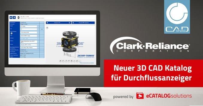 Clark-Reliance Corporation veröffentlicht 3D Produktkonfigurator für Jacoby-Tarbox Durchflussanzeiger