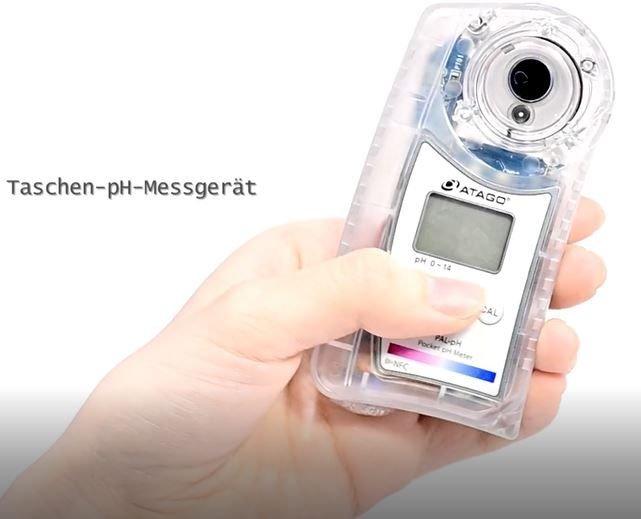 Neues Taschen pH-Meter „PAL-pH Amine“ von ATAGO