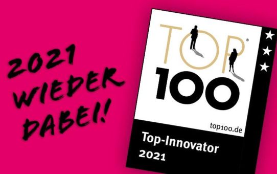 Wir sind TOP 100-Innovator!