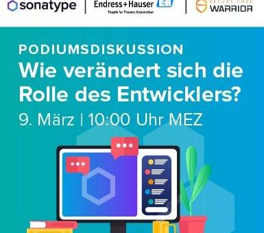 Podiumsdiskussion – Wie verändert sich die Rolle des Entwicklers? (Webinar | Online)