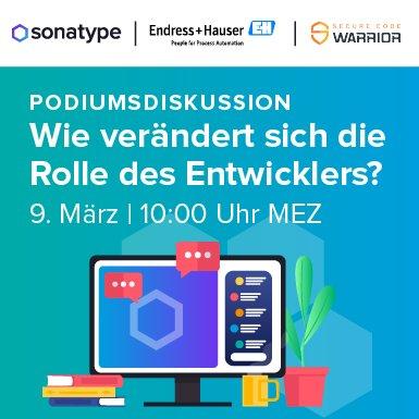 Podiumsdiskussion - Wie verändert sich die Rolle des Entwicklers? (Webinar | Online)