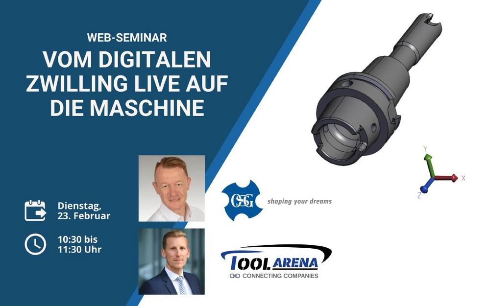 Web-Seminar: Vom digitalen Zwilling live auf die Maschine (Webinar | Online)