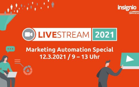 Insignio LiveStream: Marketing Automation Special (Vortrag | Online)