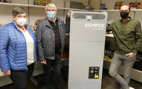 Sicherer Neustart: Vredener Tafel nimmt Betrieb dank KEMPER-Luftreiniger ohne Virengefahr auf