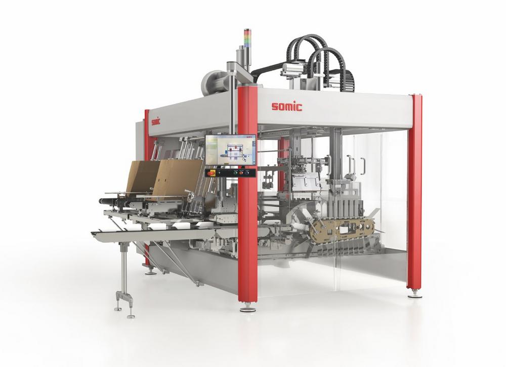 SOMIC Verpackungsmaschinen: 3D-Layouts unterstreichen Linienkompetenz