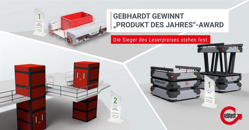 GEBHARDT erhält für das StoreBiter® OLS X und KARIS® den Leserpreis “Produkt des Jahres“